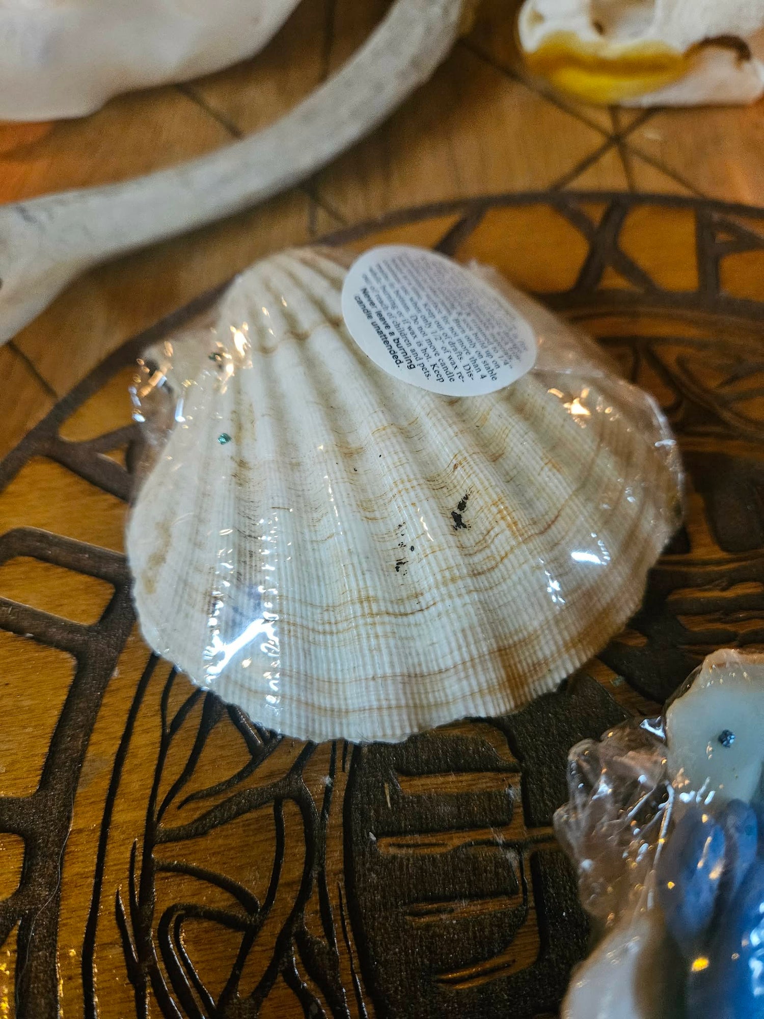 TideBound — Scallop Shell Candle (Rán Dedication Candle)