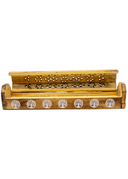 Tree of Life Coffin Incense Burner