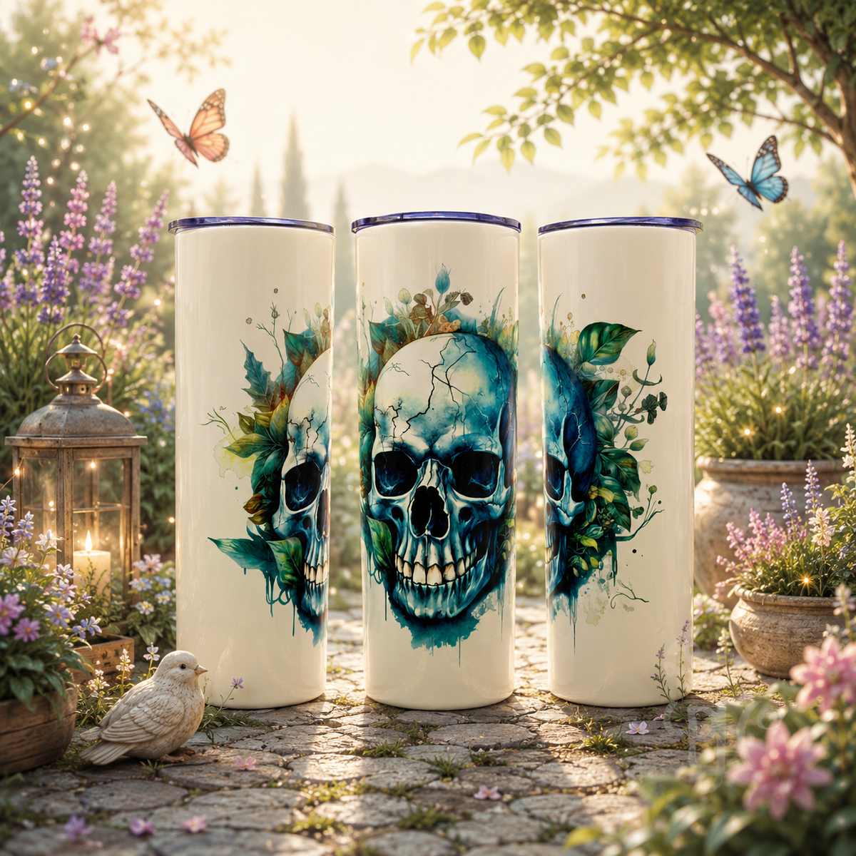 Tumbler ~ Skull Green