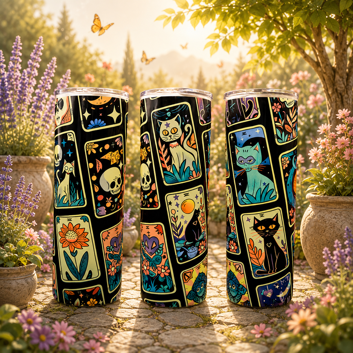 Tumbler ~ Tarot Black
