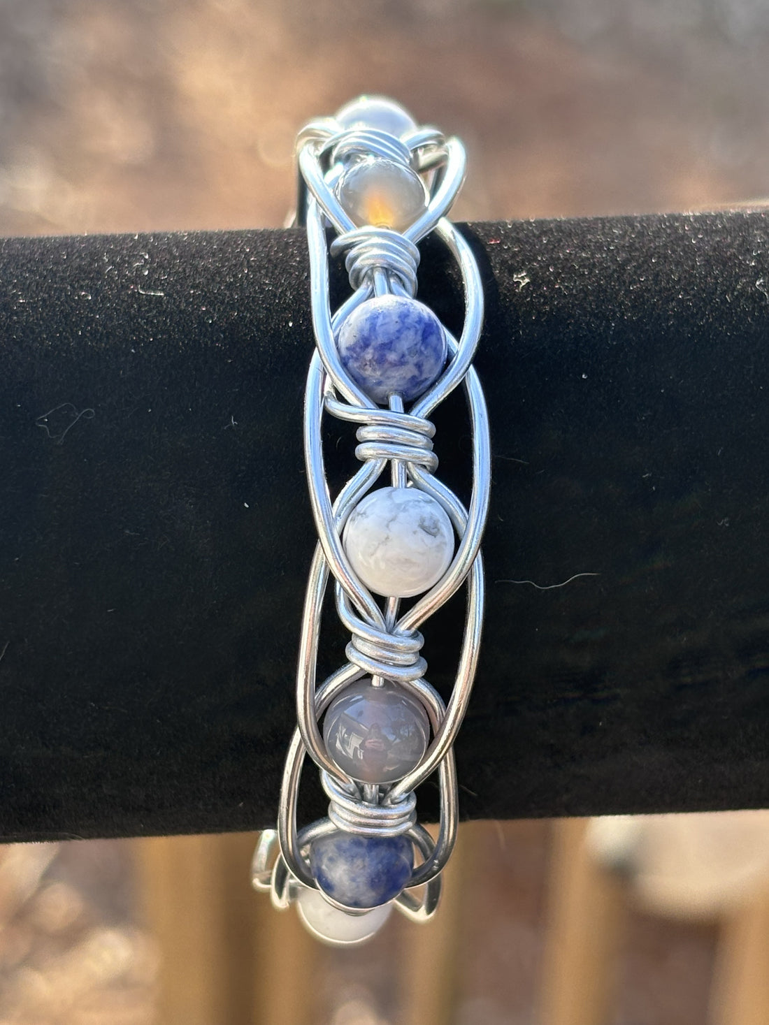 Quiet Threshold Wire Wrapped Cuff