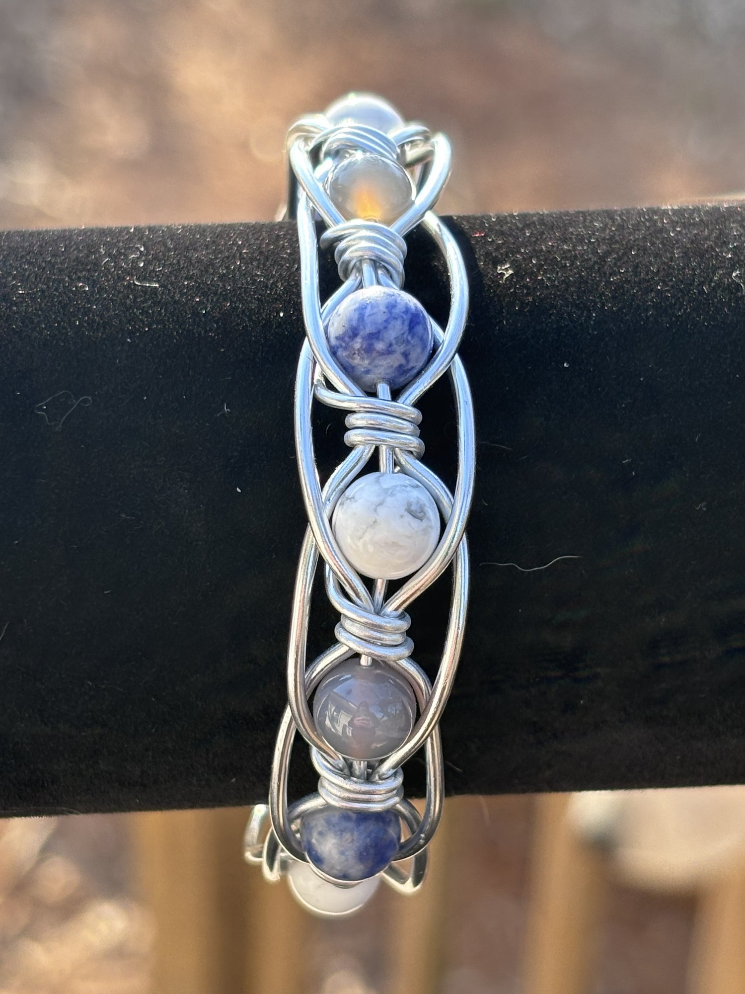 Quiet Threshold Wire Wrapped Cuff