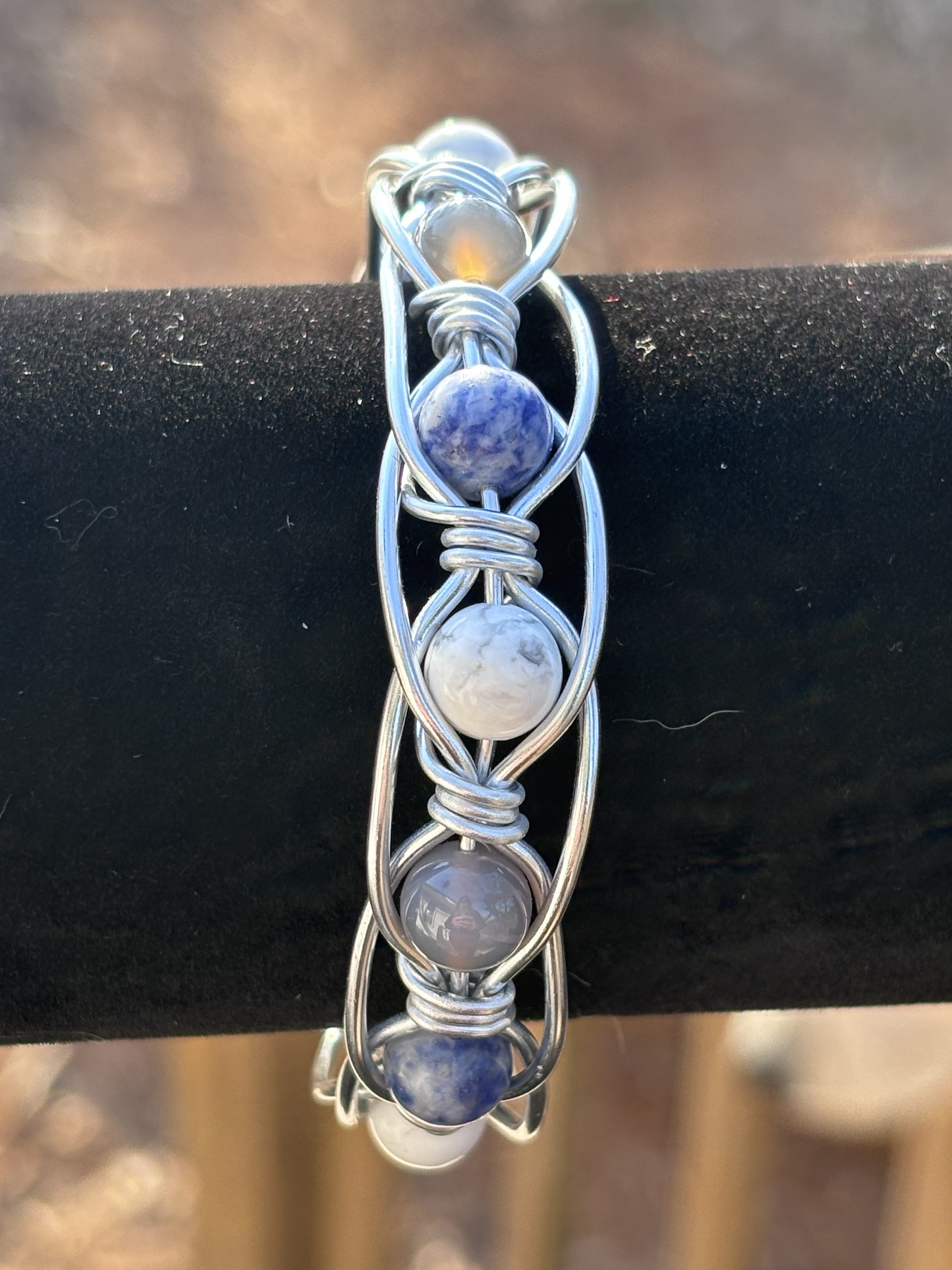 Quiet Threshold Wire Wrapped Cuff