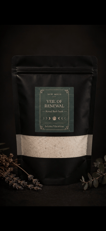 Veil of Renewal — New Moon Bath Soak 🌑