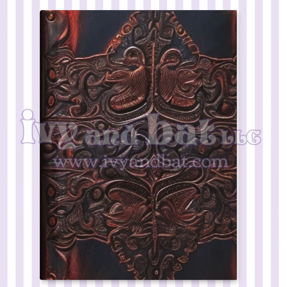 Vintage Tooled Leather Look Hardcover journal
