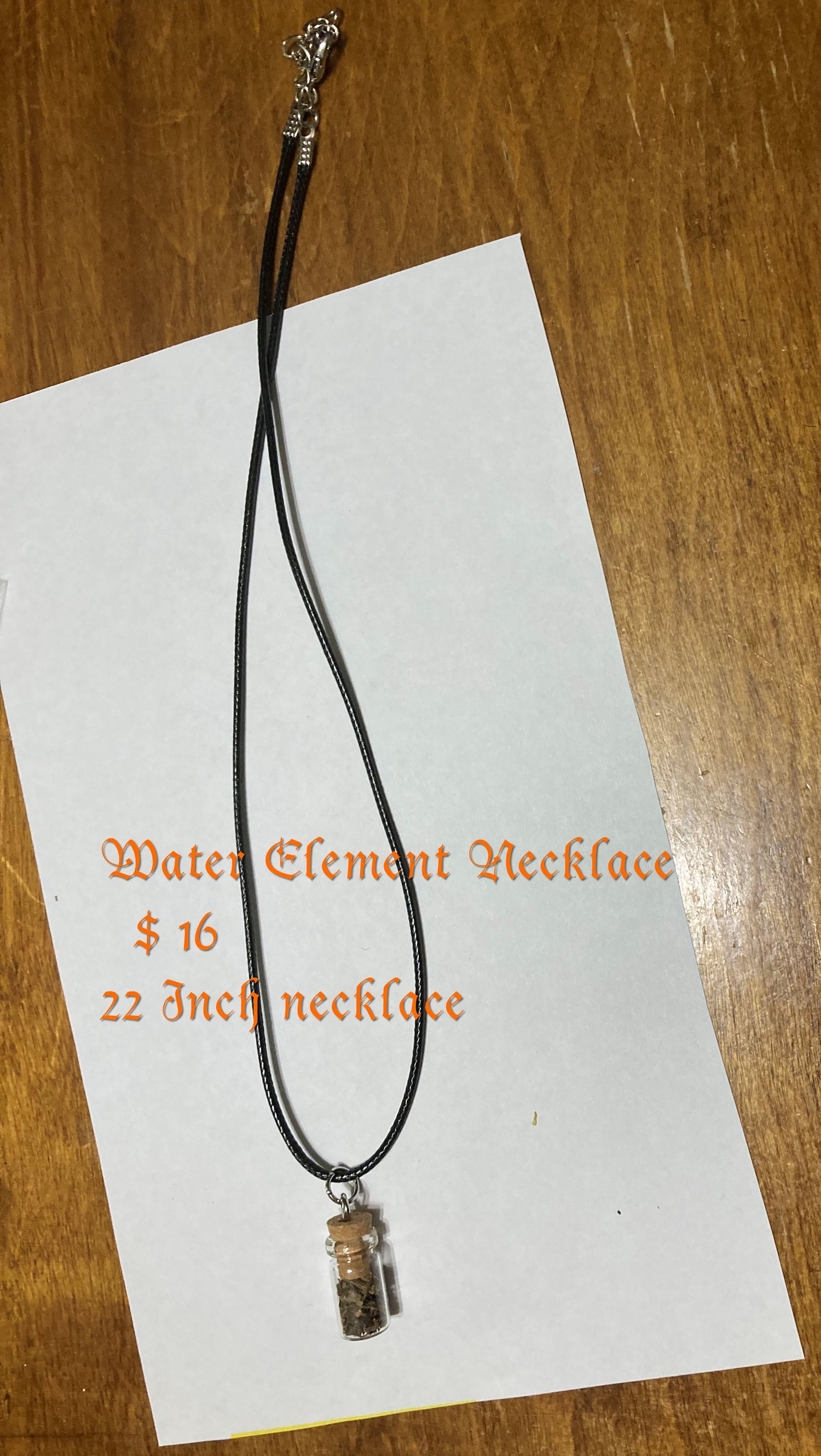 Handcrafted Elemental Necklaces