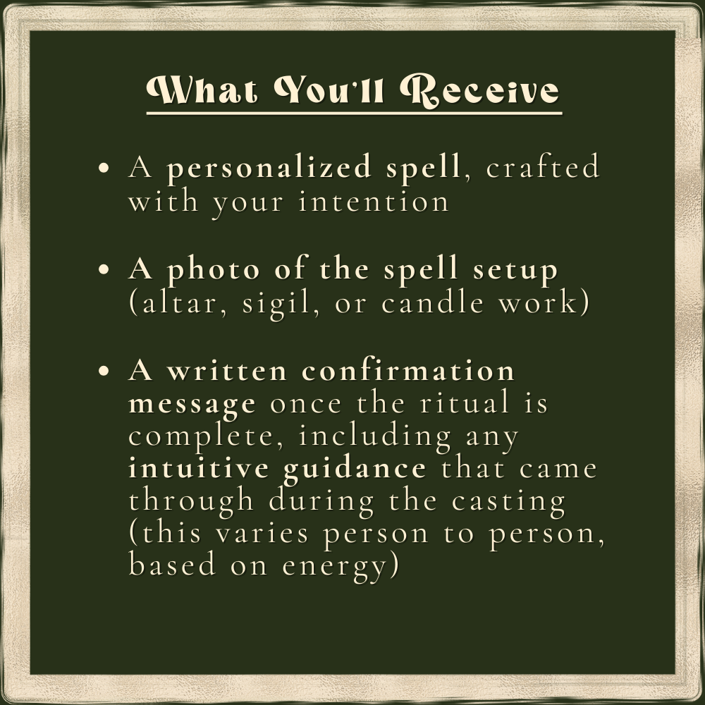 Custom Prosperity &amp; Abundance Spell