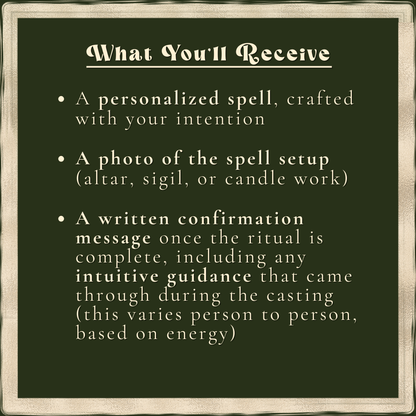 Custom Prosperity &amp; Abundance Spell