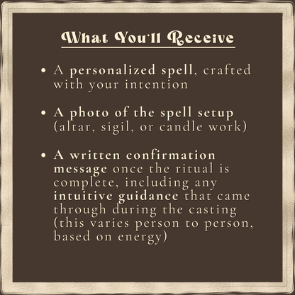 Custom Banishing &amp; Protection Spell